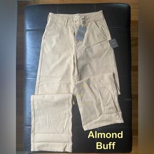 Oliver Logan Wide Leg Tan Pants, size 28, never worn w/tags